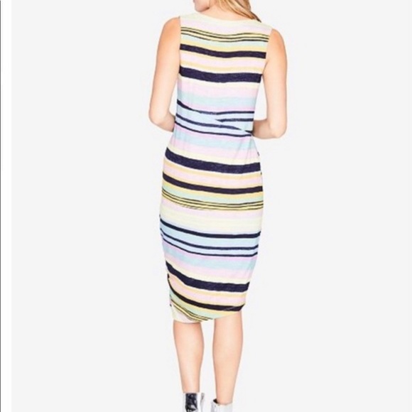 RACHEL XS & Lg Roy Asymmetrical Drawstring Dress NWT - Picture 2 of 2